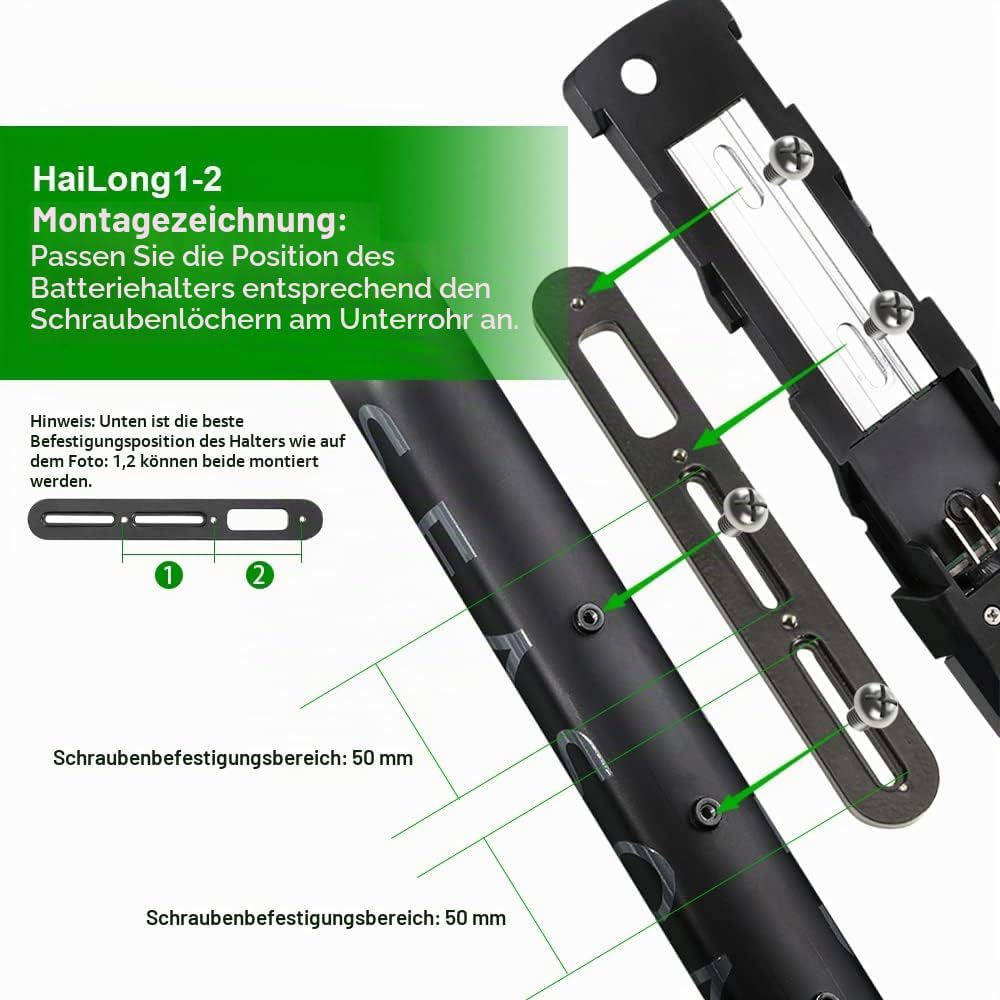 YOSE POWER Hailong Battery Halterung für Hailong Akku