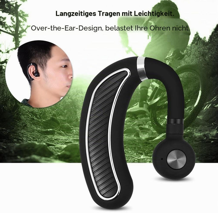 Zerone K21 Business Bluetooth Headset, schweissfeste kabellose Ohrhöre mit aktivem Rauschunterdrücku