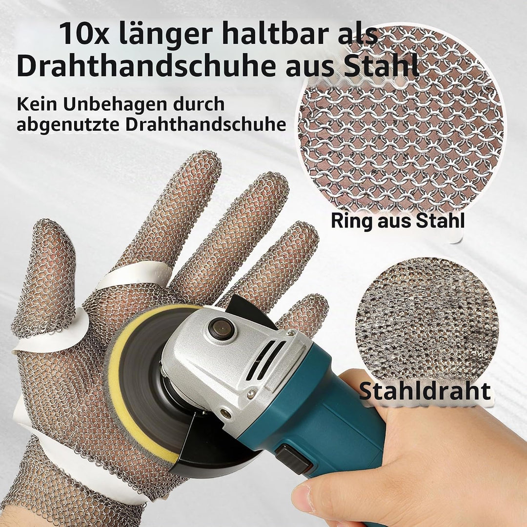 Schwer kettenhandschuh metzger handschuh Schnittschutzhandschuhe schnittfeste für Lebensmittelhandha