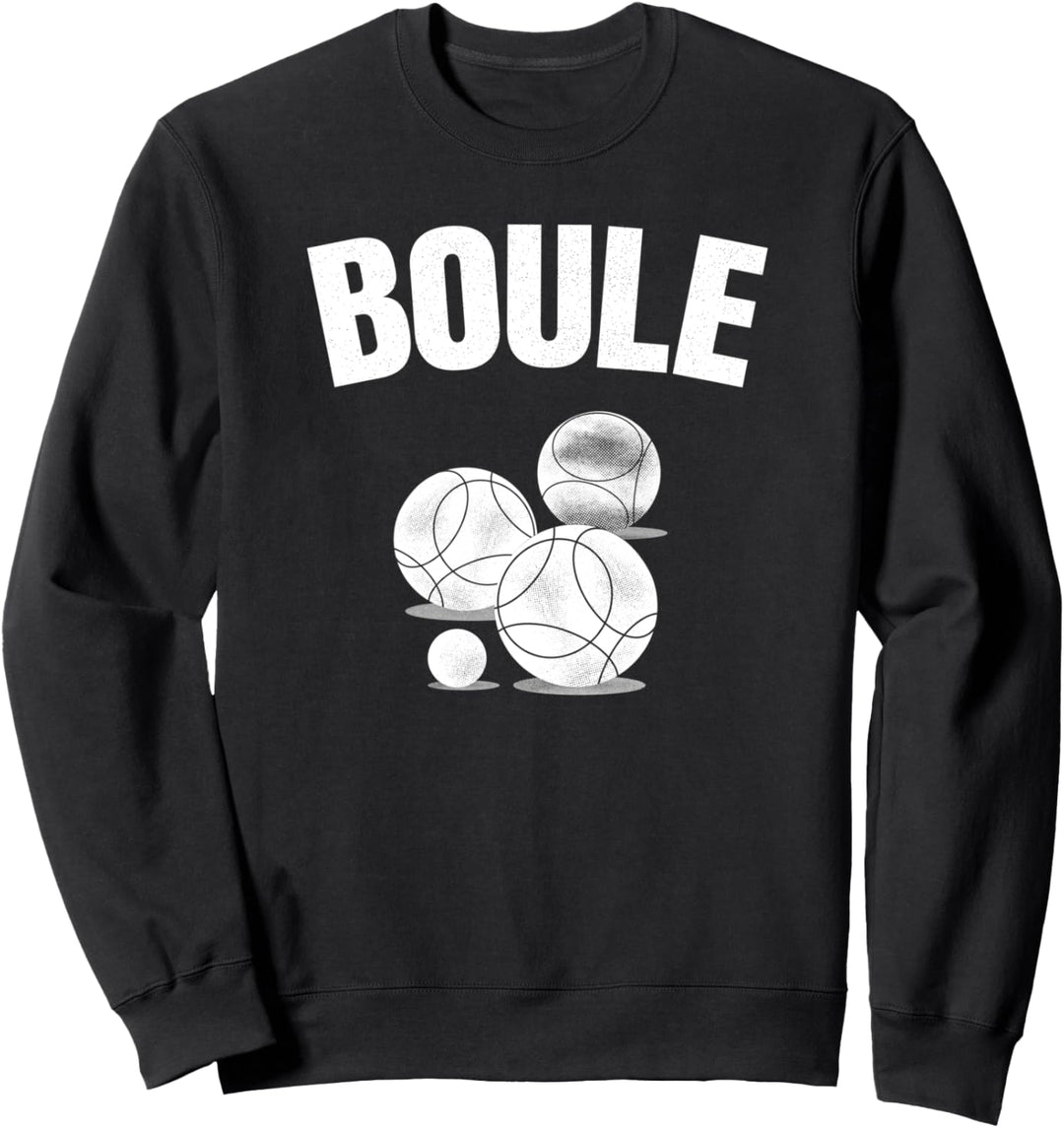 Boule Kugeln Outfit zum Boulen für Boulespieler Boulekugel Sweatshirt