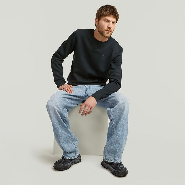 G-Star Herren Premium Core Sweater Sweatshirt XS Blau (Salute D16917-c235-c742), XS Blau (Salute D16