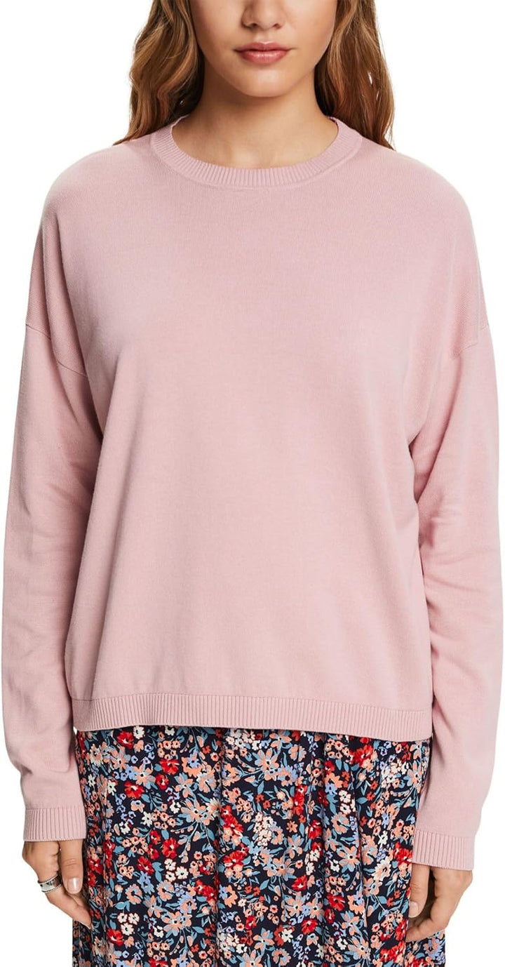 ESPRIT Oversize Pullover, 100% Baumwolle XL Old Pink, XL Old Pink