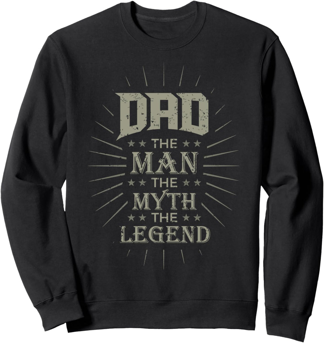Papa der Mann der Mythos die Legende Vatertag Papa Sweatshirt