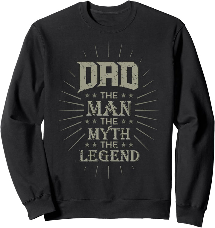 Papa der Mann der Mythos die Legende Vatertag Papa Sweatshirt