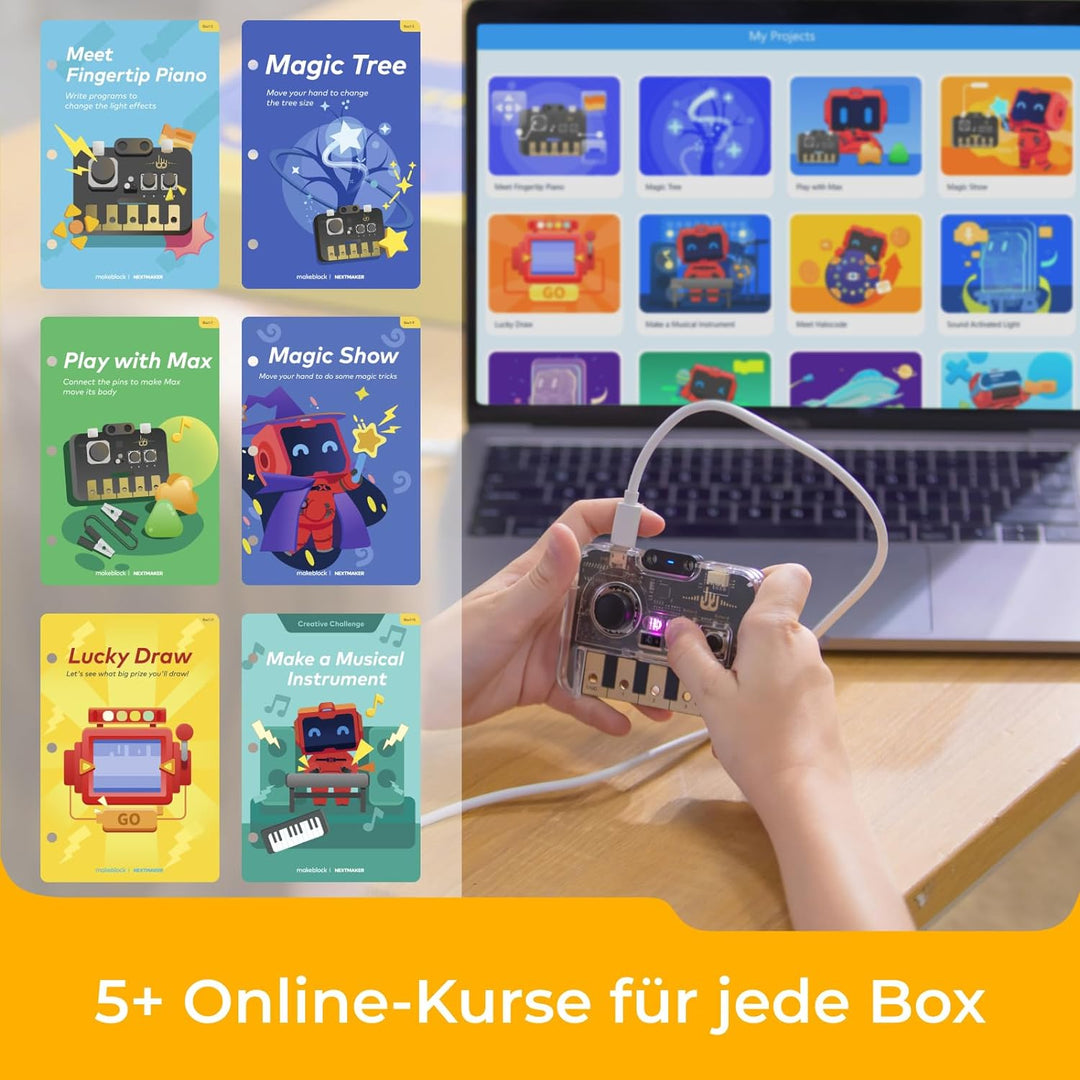 Makeblock NextMaker STEM Spielzeug (Kasten 1-3), Pädagogisches Kodierspielzeug Kit, Science Kit für