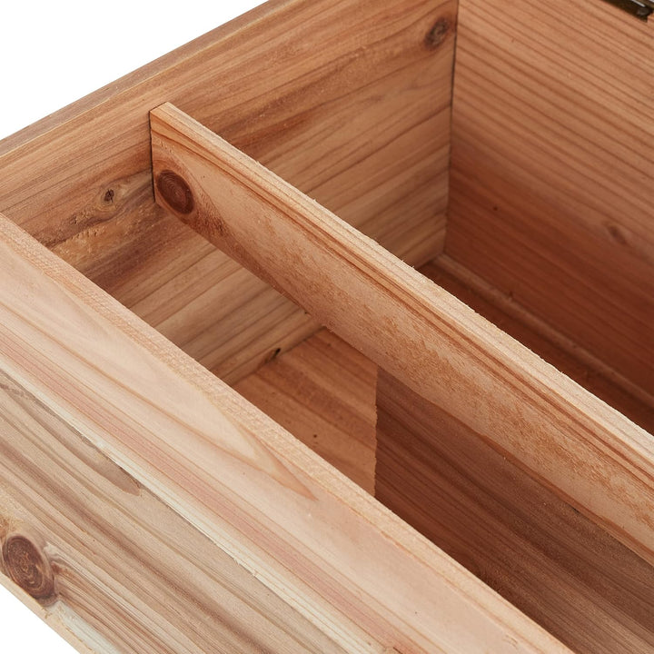 Relaxdays Igelhaus, Holz, Igelhotel mit Boden, katzensicher, Winterquartier für Igel Garten, HBT: 21