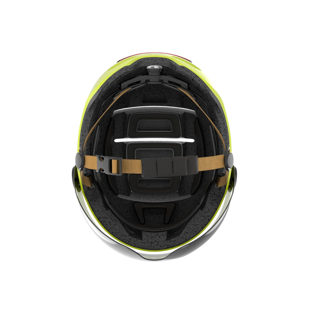 LIVAL L23_Smarter City-Helm mit Visier in gelb_L_58-62 cm