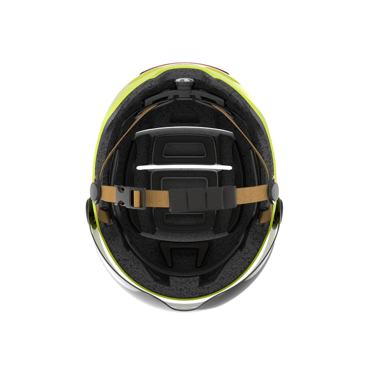 LIVAL L23_Smarter City-Helm mit Visier in gelb_L_58-62 cm