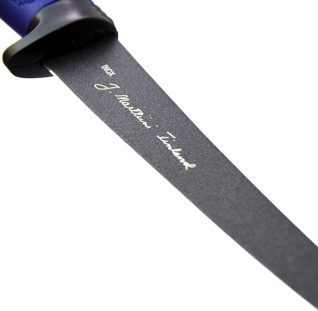 Marttiini Martef 36cm Filetiermesser, Klinge 23cm, beschichtet + LANSKY Crock Stick Messerschärfer/F