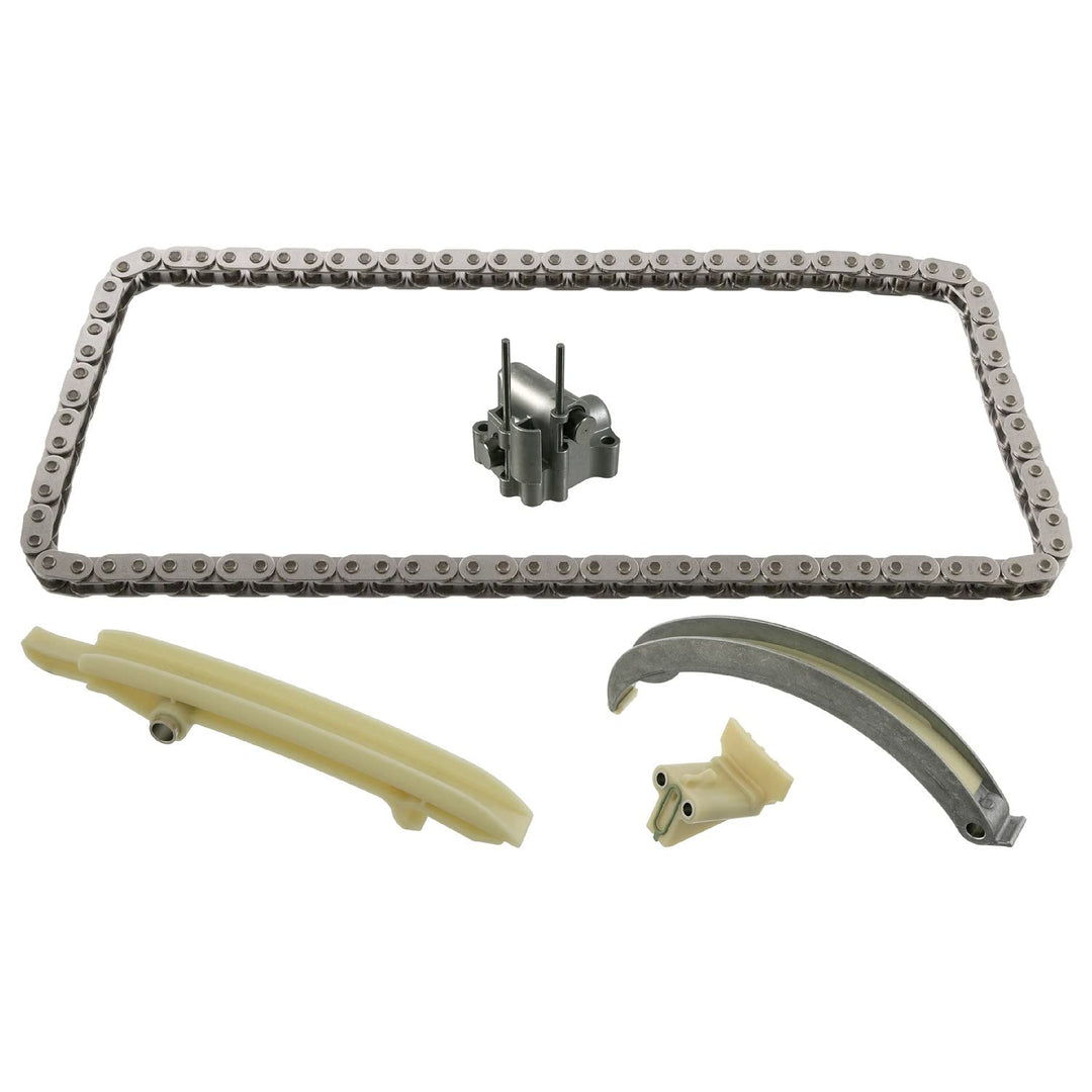 febi bilstein 30343 Steuerkettensatz für Nockenwelle, mit Gleitschienen und Kettenspanner , 1 Stück