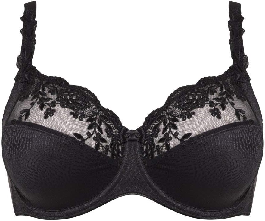 ulla Lingerie féminine BH Ella Cup B-G mit Bügel 3623 Schwarz 75E, Schwarz 75E