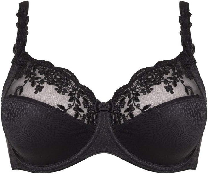 ulla Lingerie féminine BH Ella Cup B-G mit Bügel 3623 Schwarz 75E, Schwarz 75E