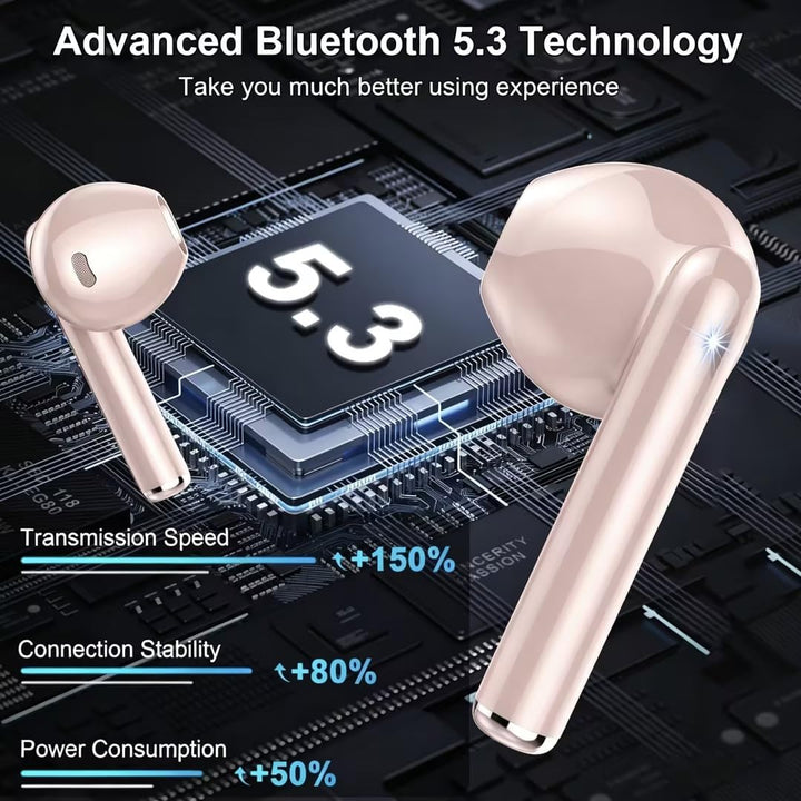 Drsaec Bluetooth Kopfhörer, 2026 Neu 6D Tiefer Bass In Ear Kopfhörer Kabellos Bluetooth 5.3 Kabellos