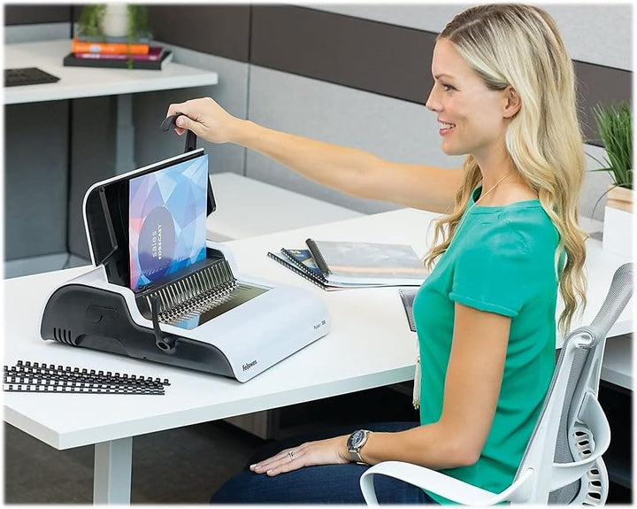 Fellowes 5006801-99 Bindemaschine Pulsar + Kammbindung (5006801), grau Pulsar Plus, Pulsar Plus