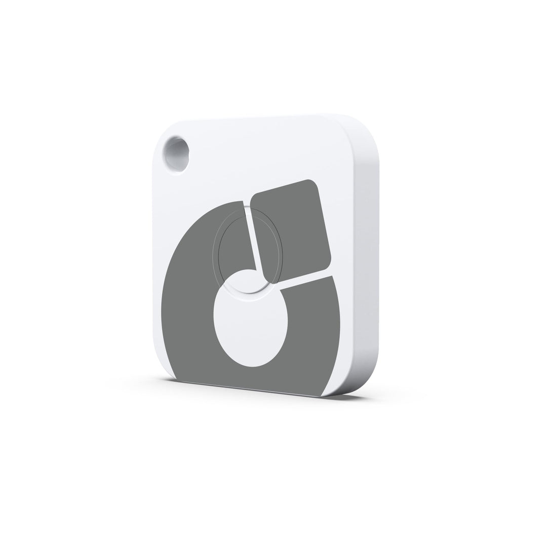 musegear Schlüsselfinder Recharge - weiss I aufladbar I mit Bluetooth App aus Deutschland I Maximale