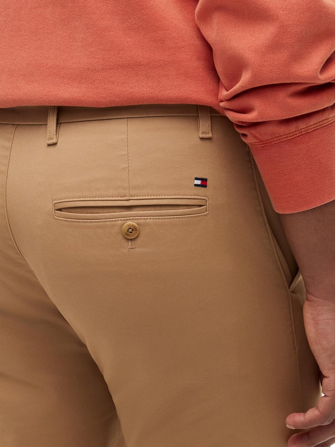 Tommy Hilfiger Herren Hose Bleecker Chino 1985 Pima Cotton Chino 28W / 28L Brown (Timeless Camel), 2