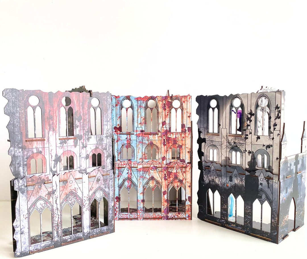 Epic Ruins Terrain-Set für WH40K DND Pathfinder, 28 mm, Miniatur-Kriegsspiel, modulares Zubehör, TTR