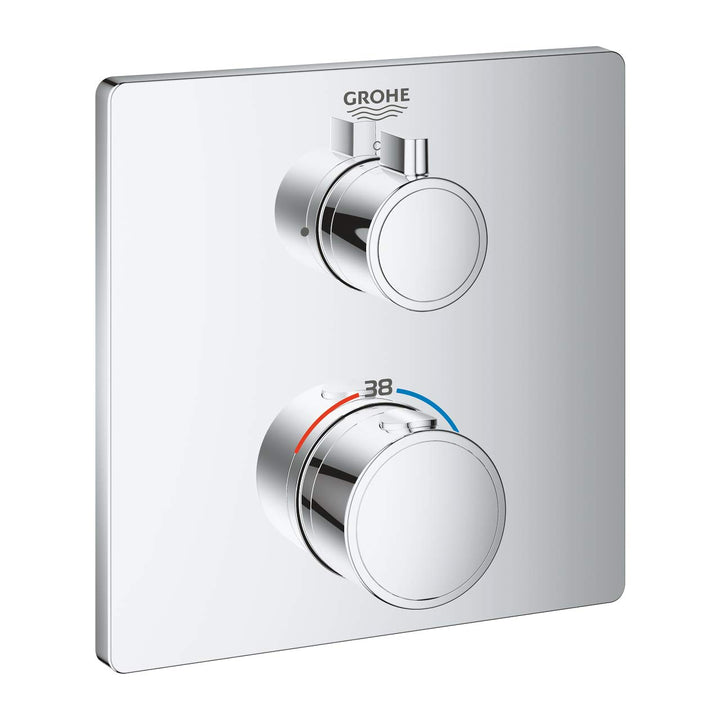 GROHE Grohtherm | Thermostat-Brausebatterie | chrom | 24078000