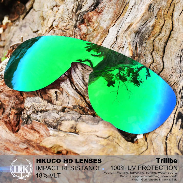 HKUCO Plus Mens Replacement Lenses For Oakley Trillbe - 3 pair