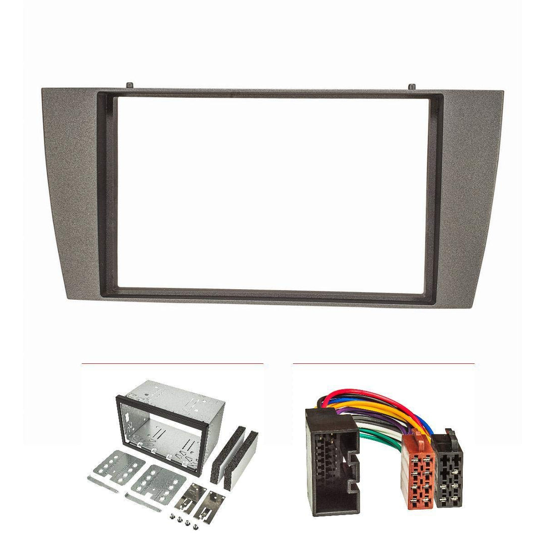 tomzz Audio 2423-003 Doppel DIN Radioblende Set kompatibel mit Jaguar X-Type Bj.2001-2009 S-Type Bj.