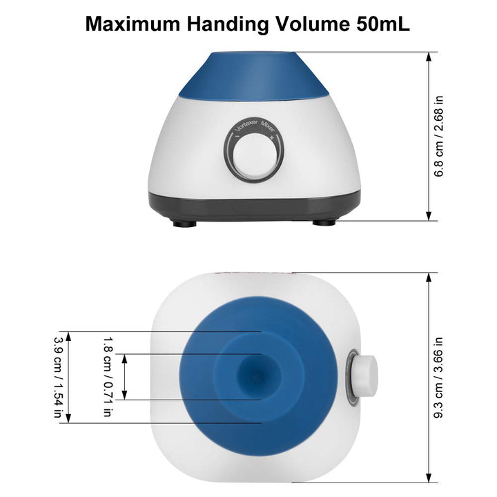 stonylab Mini Vortex Schüttler, 3000 U/min feste Drehzahl Kompakter Tischplatte Mini Vortex Mixer Vo