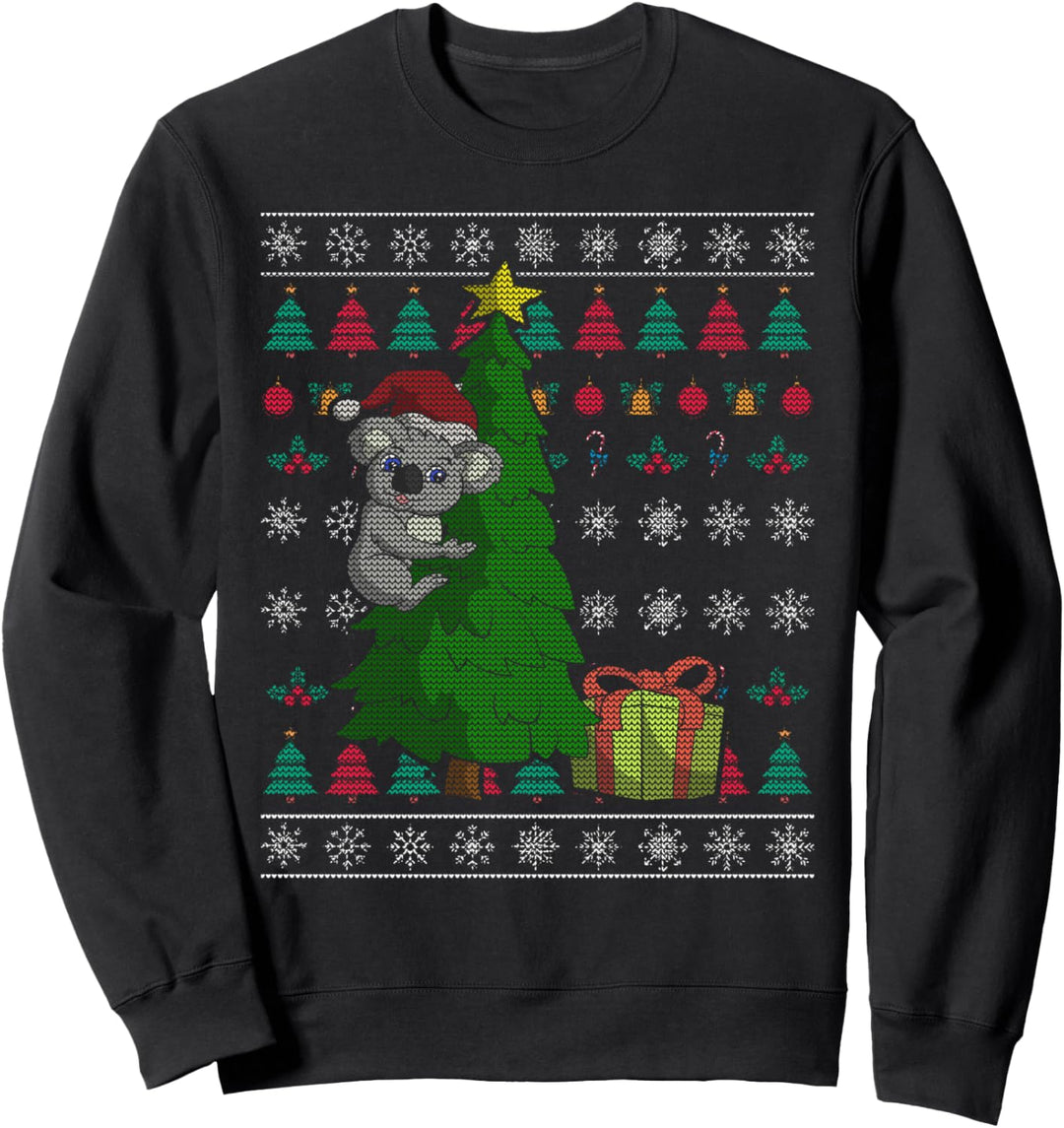 Weihnachten Geschenk Australien Tier Ugly Christmas Koala Sweatshirt