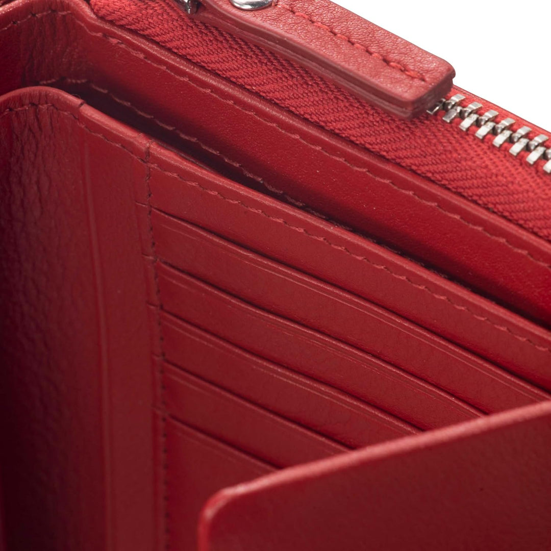 Maitre - Belg Dagrete Purse MH14FZ Rot Farbe:rot / Material:textile,leather, Farbe:rot / Material:te