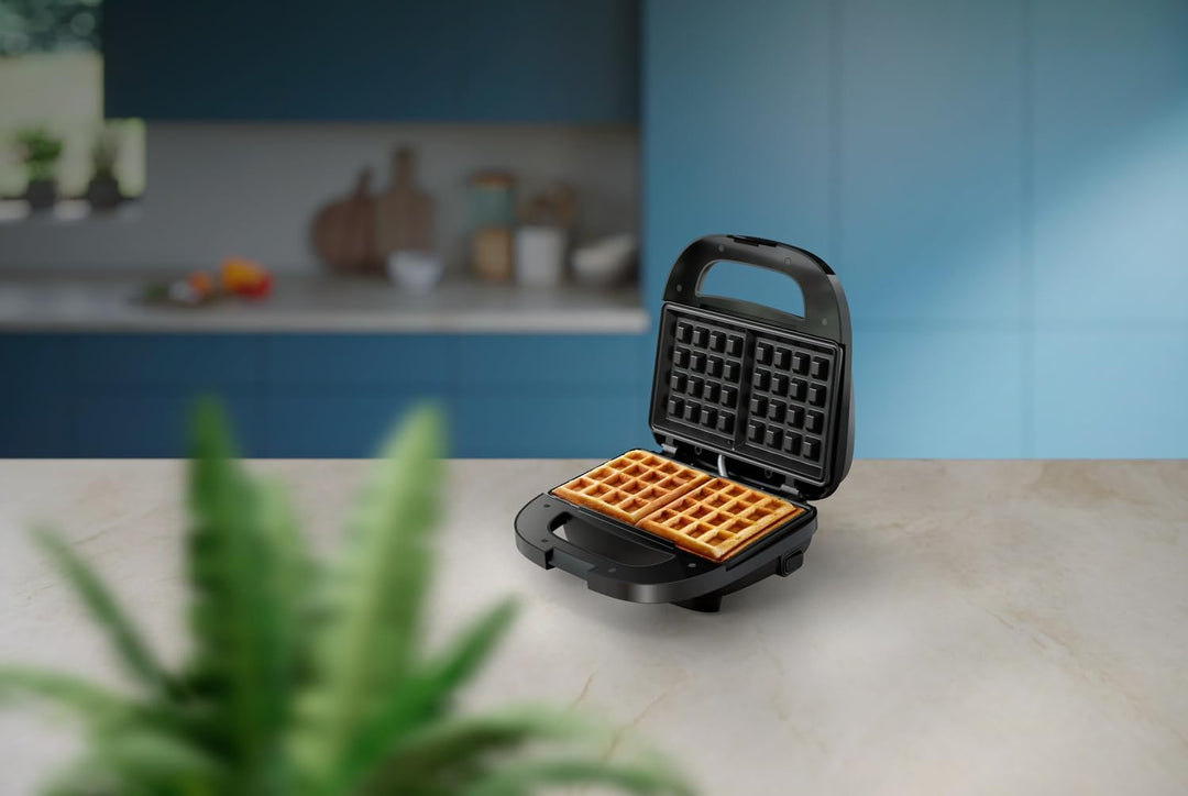 Philips Waffle Maker Series 3000 HD2332/90, 750 W, 240 V, Non-stick plates, Black