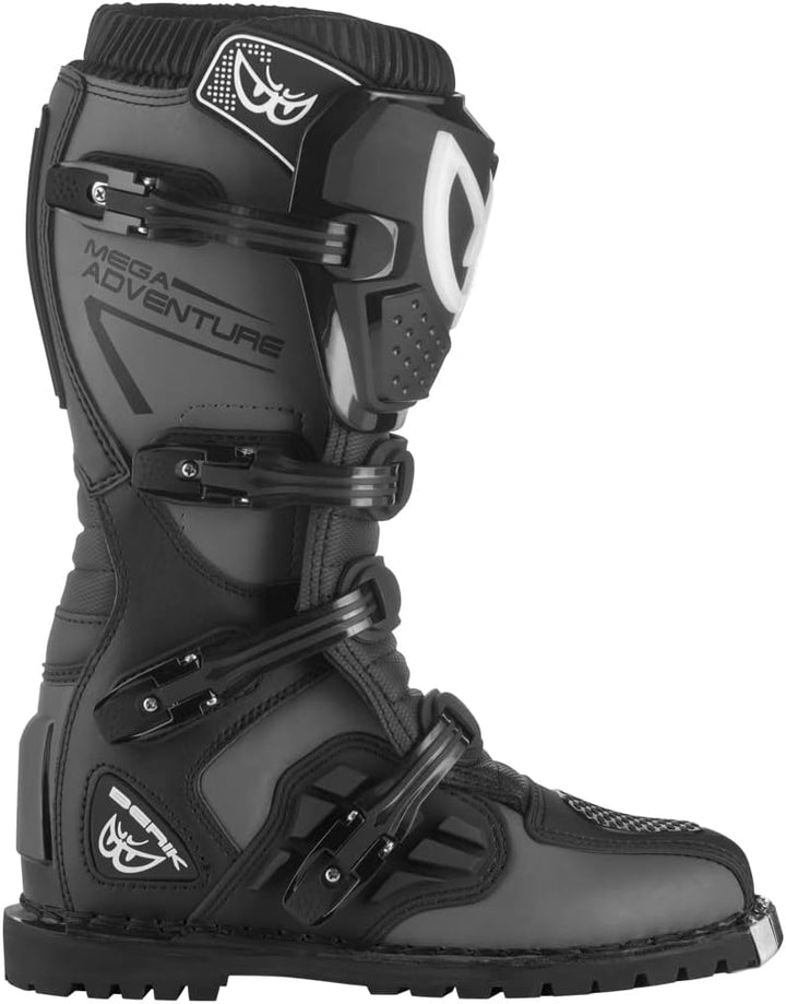 Berik Terrain Adventure Enduro/MX Stiefel, schwarz/grau, 41 41 EU Schwarz Grau, 41 EU Schwarz Grau