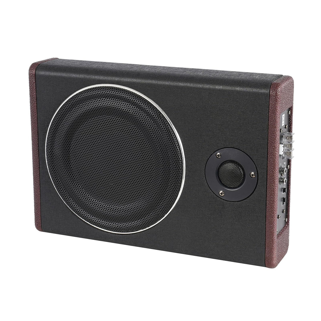 10 Zoll Schlanker Max 600W Subwoofer Aktiv Powered Untersitz-Auto Audio Subwoofer mit Eingebautem Ve