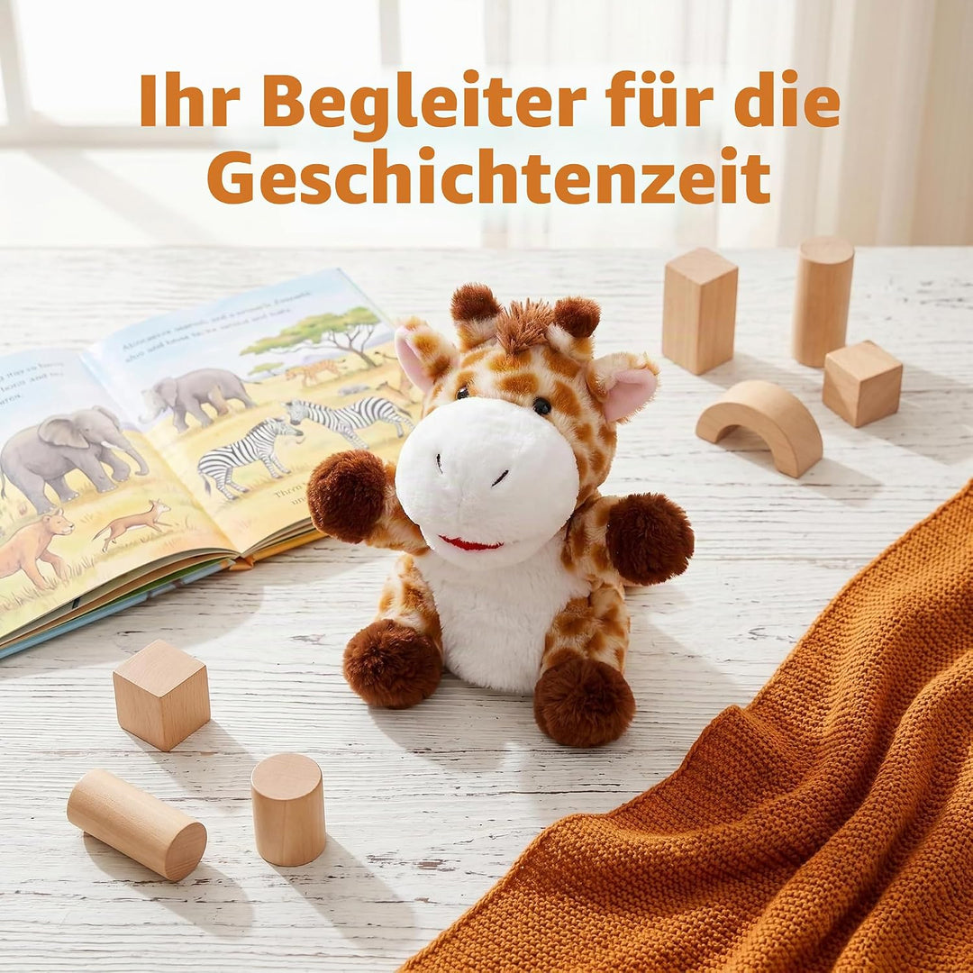 2024 Tierhandpuppen für Kinder,Kleinkind enthält Wolf,Tiger,Löwe,AFFE und bewegliche offene Münder,p