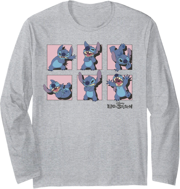 Disney Lilo & Stitch Emotions Of Stitch Box Up Langarmshirt