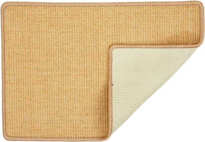 Kratzmatte für Katzen - Fussmatte Sisal Kratzteppich - natürliche Sisalmatte robust - Vorleger aus 1