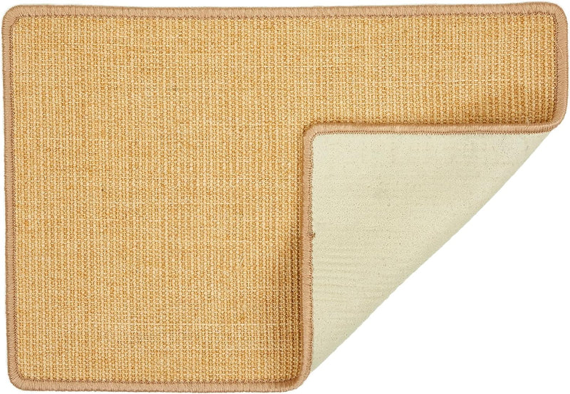 Kratzmatte für Katzen - Fussmatte Sisal Kratzteppich - natürliche Sisalmatte robust - Vorleger aus 1