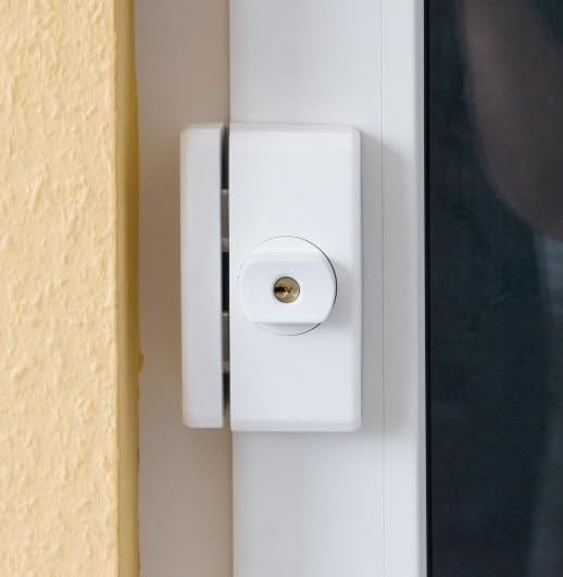 ABUS Fenster-Zusatzsicherung FTS96A AL0089 - Fensterschloss mit intuitivem Schliessmechanismus und A