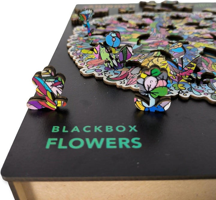 ANIWOOD Holzpuzzle Erwachsene Tieren. Gestanzter Deckel, Lebensgrosse Puzzle-Box. 3 Schwierigkeitsmo