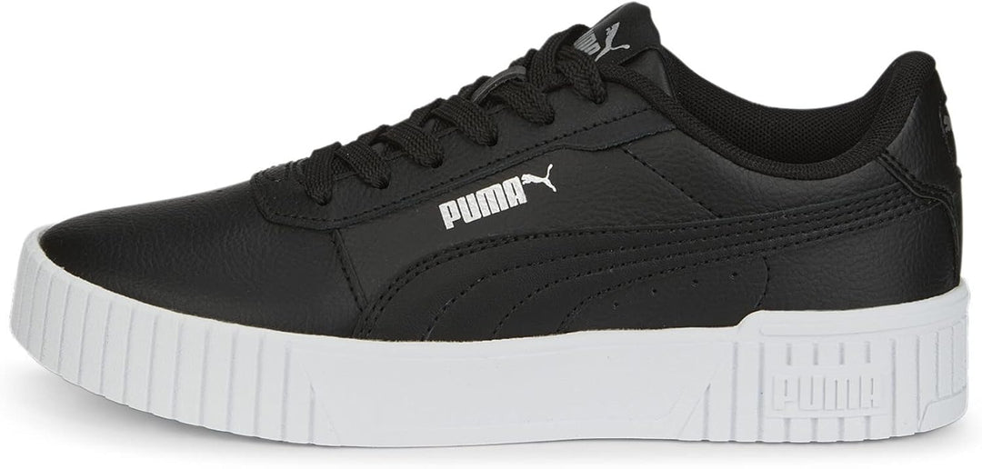 PUMA Mädchen Carina 2.0 Jr Sneaker 35.5 EU Puma Black Puma Black Puma Silver, 35.5 EU Puma Black Pum