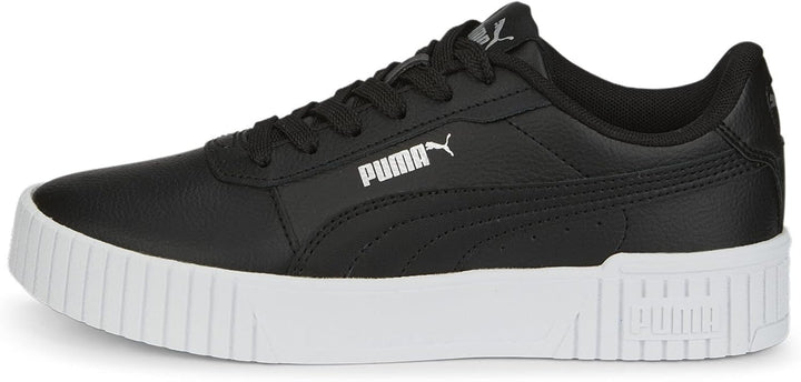 PUMA Mädchen Carina 2.0 Jr Sneaker 35.5 EU Puma Black Puma Black Puma Silver, 35.5 EU Puma Black Pum