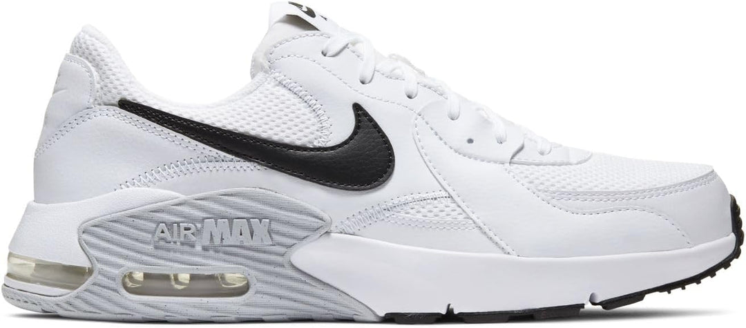 Nike Herren Air Max Excee Sneaker 38.5 EU White Black Pure Platinum, 38.5 EU White Black Pure Platin