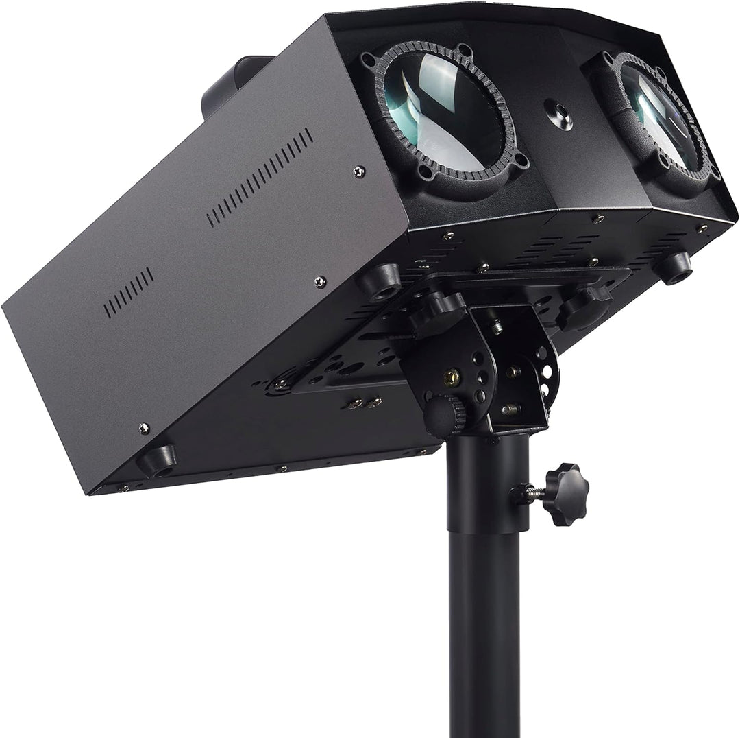 Lenco LFM-110 Dual Matrix RGB Partylicht - mit Nebelmaschine - integrierte Lichtshowprogramme - 1 Li