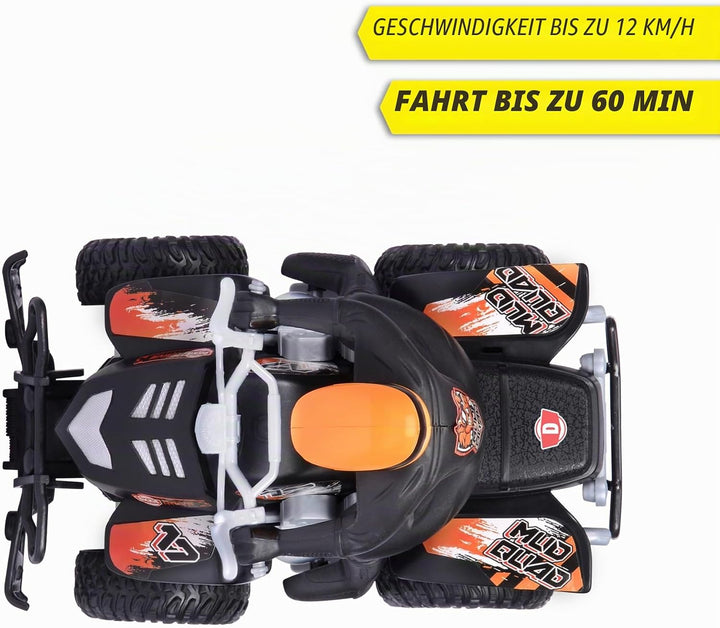 Dickie Toys - RC Auto Mud Quad (21 cm) - ferngesteuertes Auto ab 6 Jahre mit Gummireifen, Remote Con