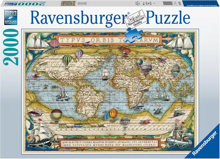 RAVENSBURGER 135921 Around The World 2000 Teile Puzzle für Erwachsene und Kinder ab 12 Jahren