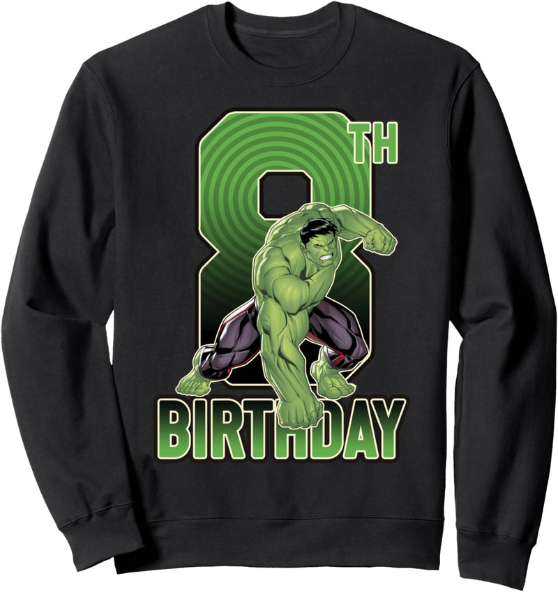 Marvel Hulk Smash 8th Birthday Sweatshirt
