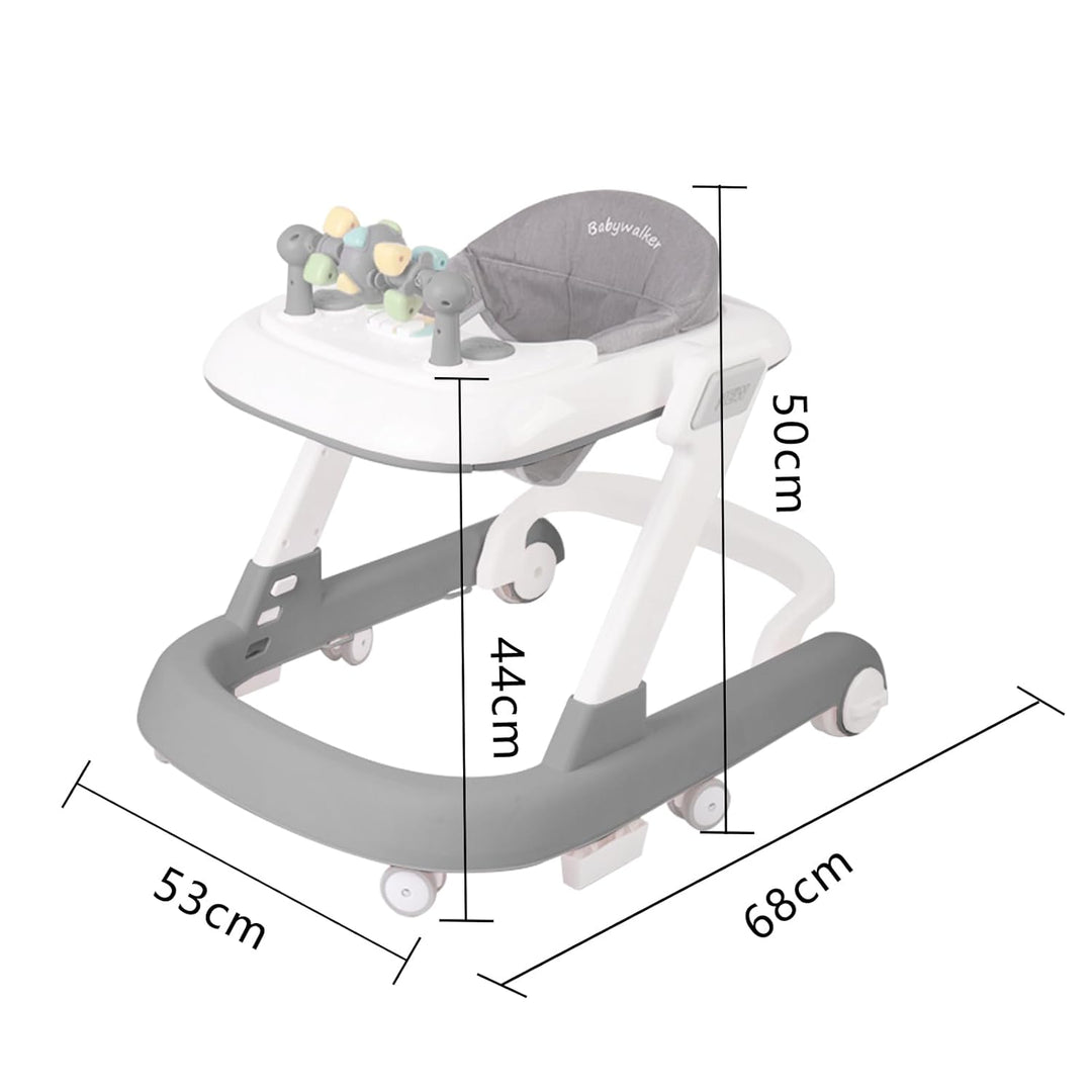 Babywalker Lauflernwagen 2in1 Lauflernwagen Lauflernwagen Wippfunktion Babywalker mit Rollen, Musik,