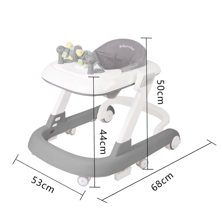 Babywalker Lauflernwagen 2in1 Lauflernwagen Lauflernwagen Wippfunktion Babywalker mit Rollen, Musik,