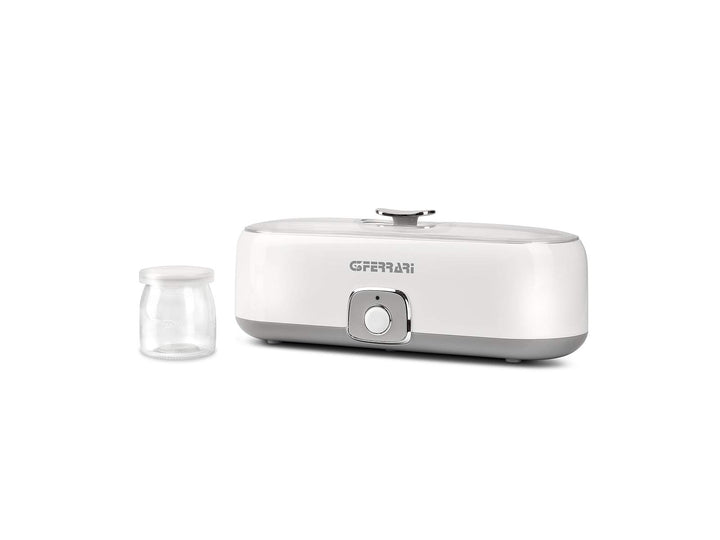 G3 Ferrari G10133 Joghurtbereiter Fermento 4, 20W, 4 Glasbehälter je 180 ml, transparenter Deckel mi