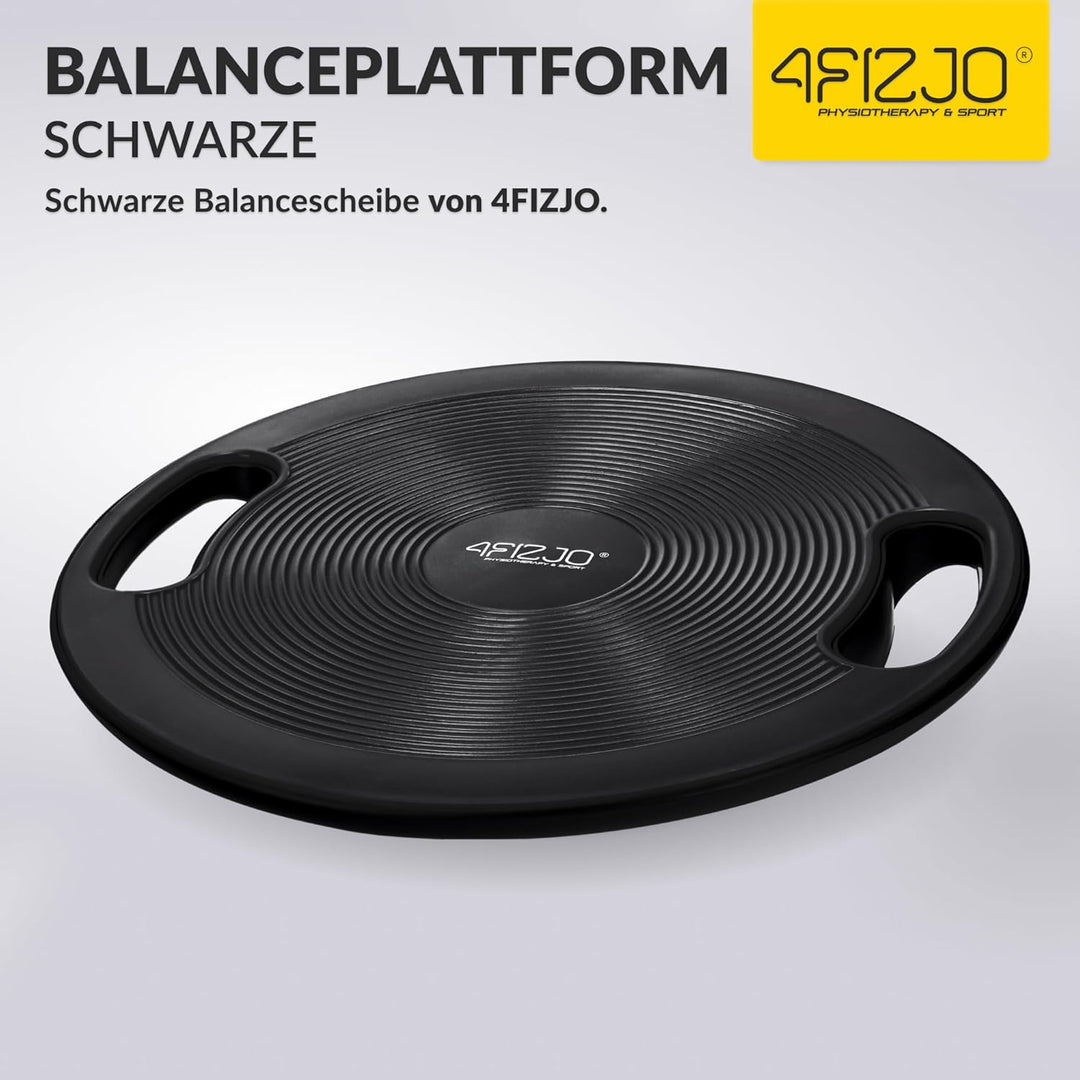 Balance Board 40cm, Wackelbrett mit Griffen, Gleichgewichtsboard, Therapiekreisel Physiotherapie, fü