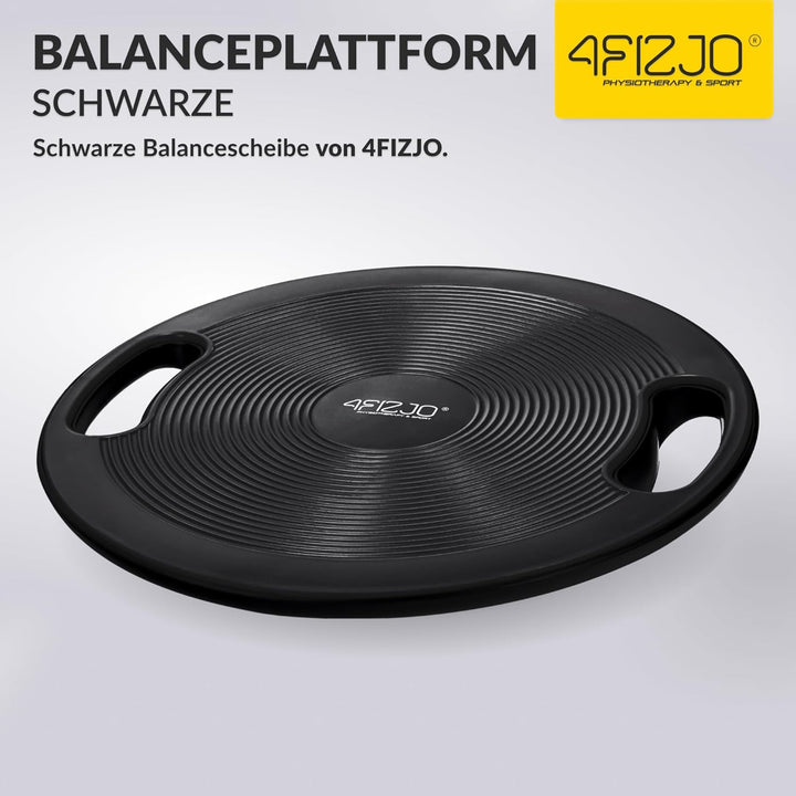 Balance Board 40cm, Wackelbrett mit Griffen, Gleichgewichtsboard, Therapiekreisel Physiotherapie, fü