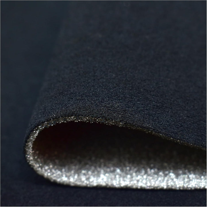 Autohimmelstoff Himmelstoff Dachhimmel Velour Himmel mit Schaum (Schwarz, 1,70m x 3m) | Grundpreis p