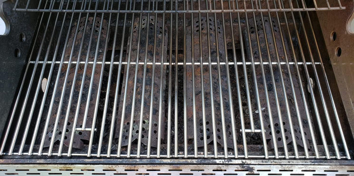 GFTIME Edelstahl Grillrost 43,2 × 33,5 cm, Grillrost Ersatz für Landmann Triton, Enders Boston/Monro